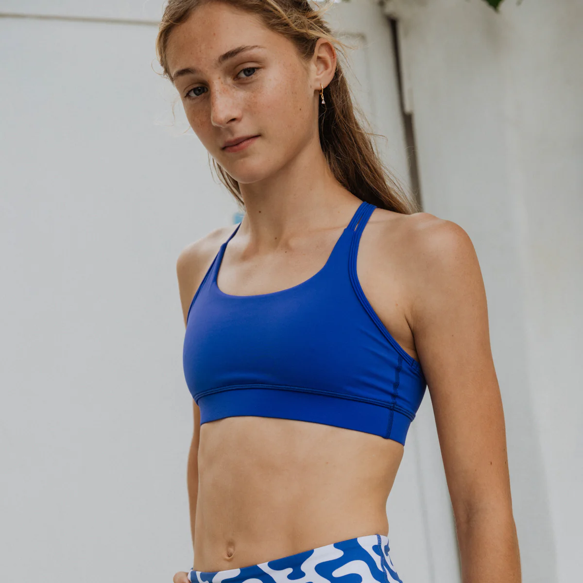 IMPI Running Loop Bra Top- Dallas Blue - Image 2