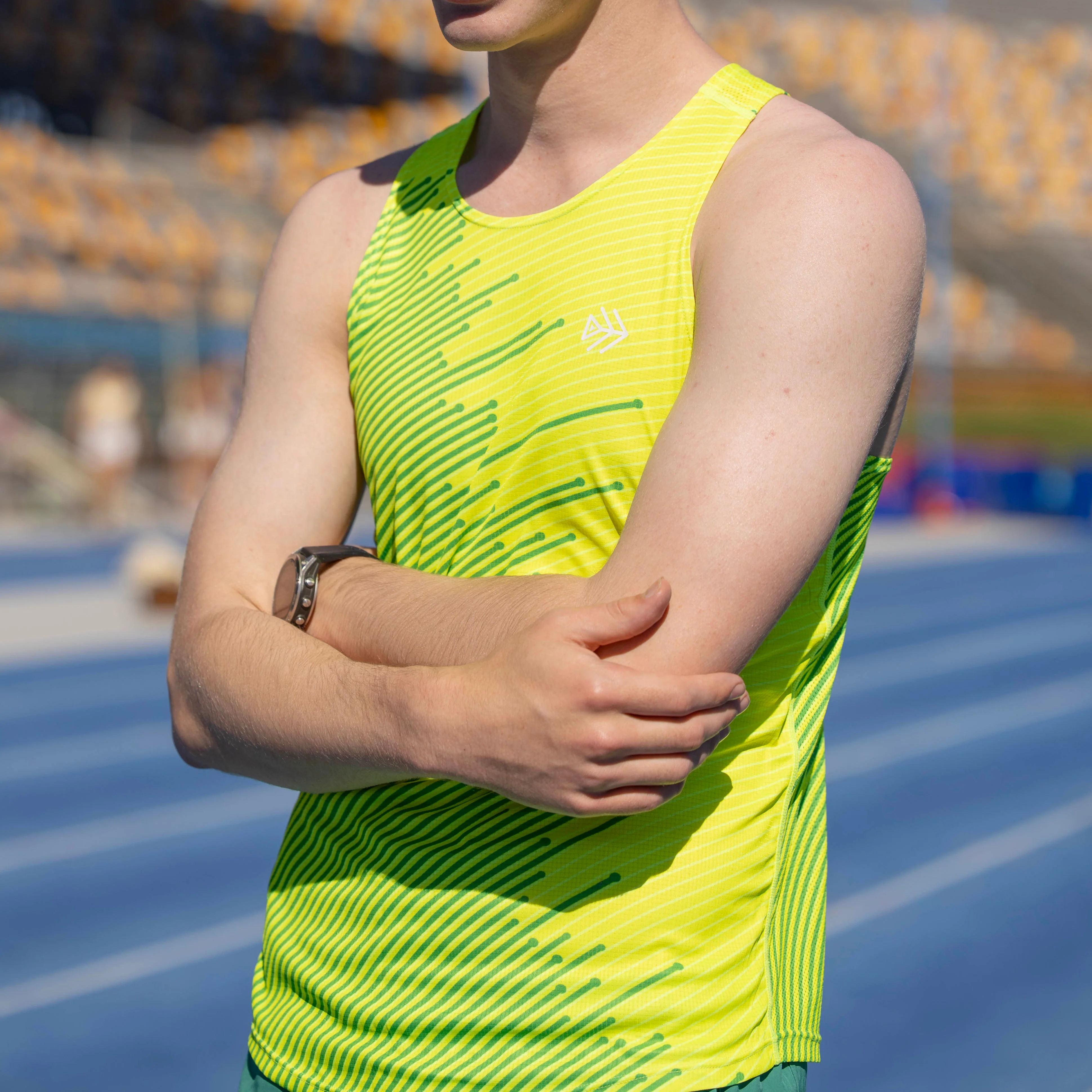 IMPI Boys Race Back Singlet - Aussie Aussie