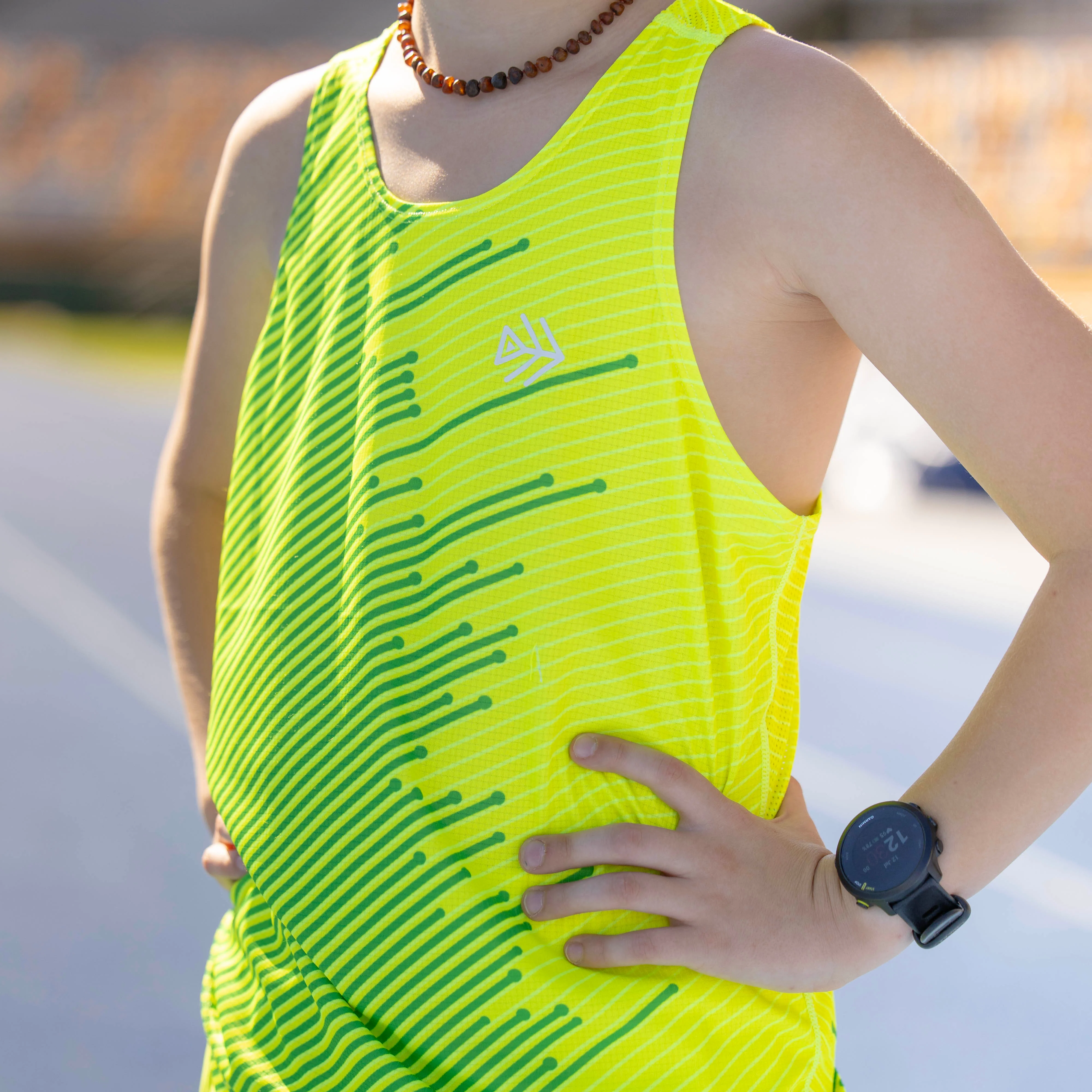 IMPI Boys Race Back Singlet - Aussie Aussie - Image 4