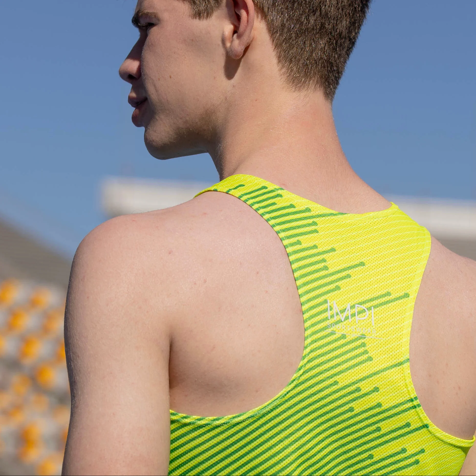 IMPI Boys Race Back Singlet - Aussie Aussie - Image 5