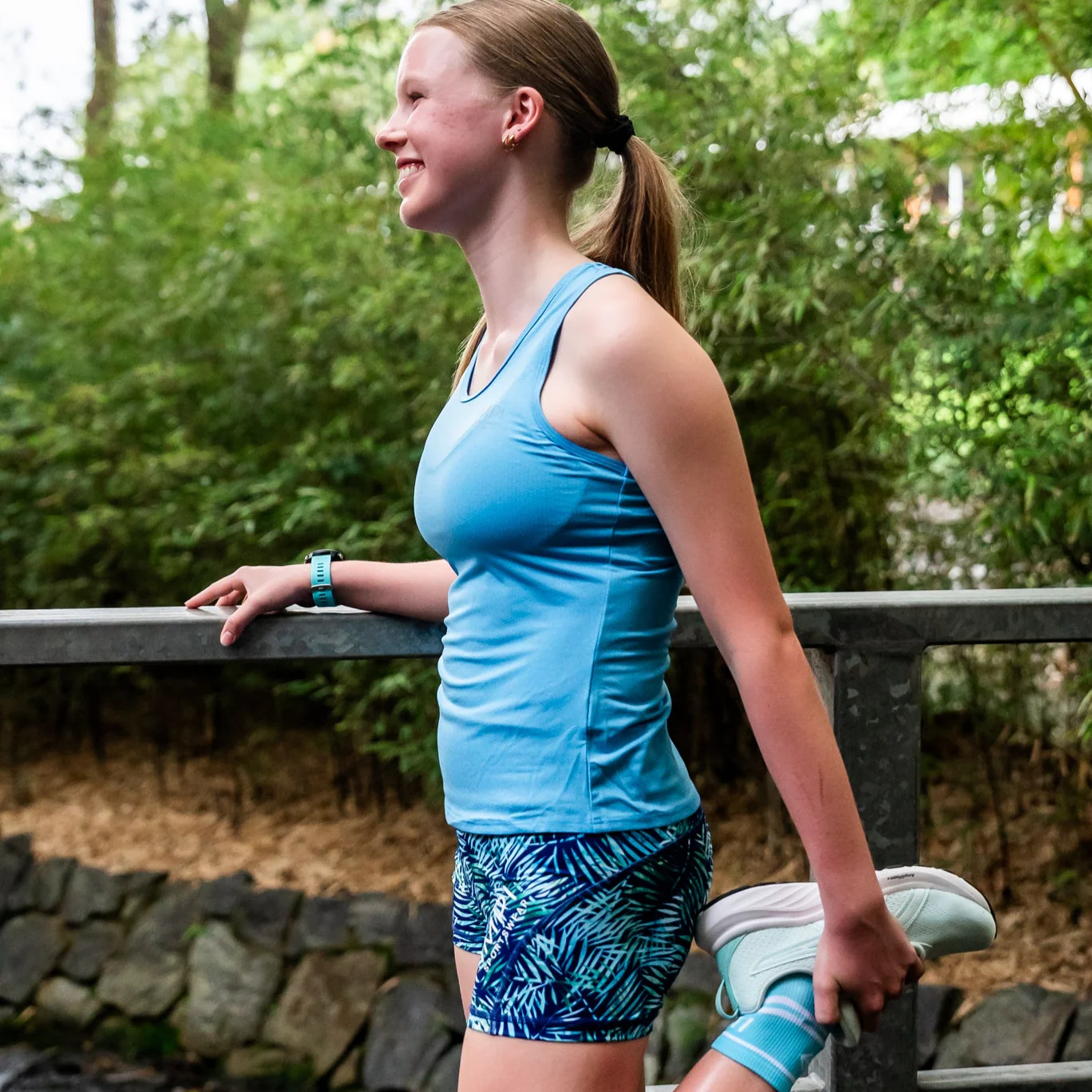 IMPI Fitted Running Singlet - Moonstone Blue - Image 4