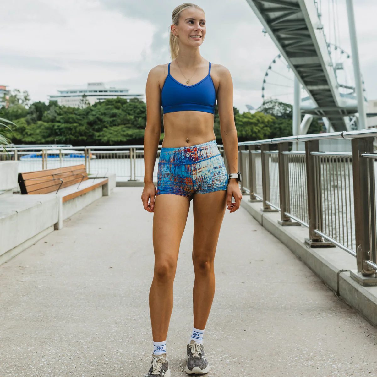 IMPI High Waist Bike Shorts - Firefly - Image 10