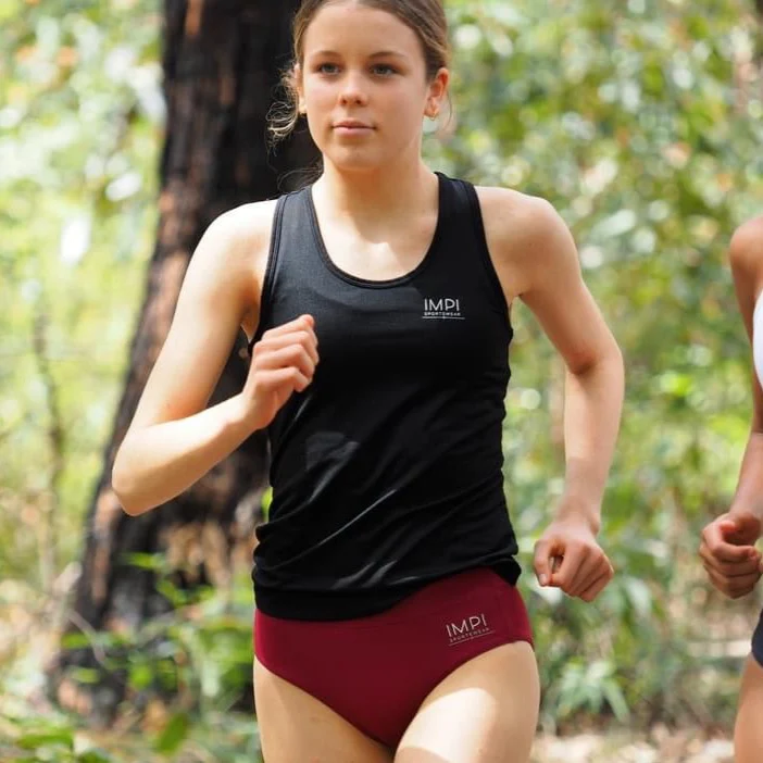 IMPI Racing Briefs Front Logo Only - Maroon - Image 2