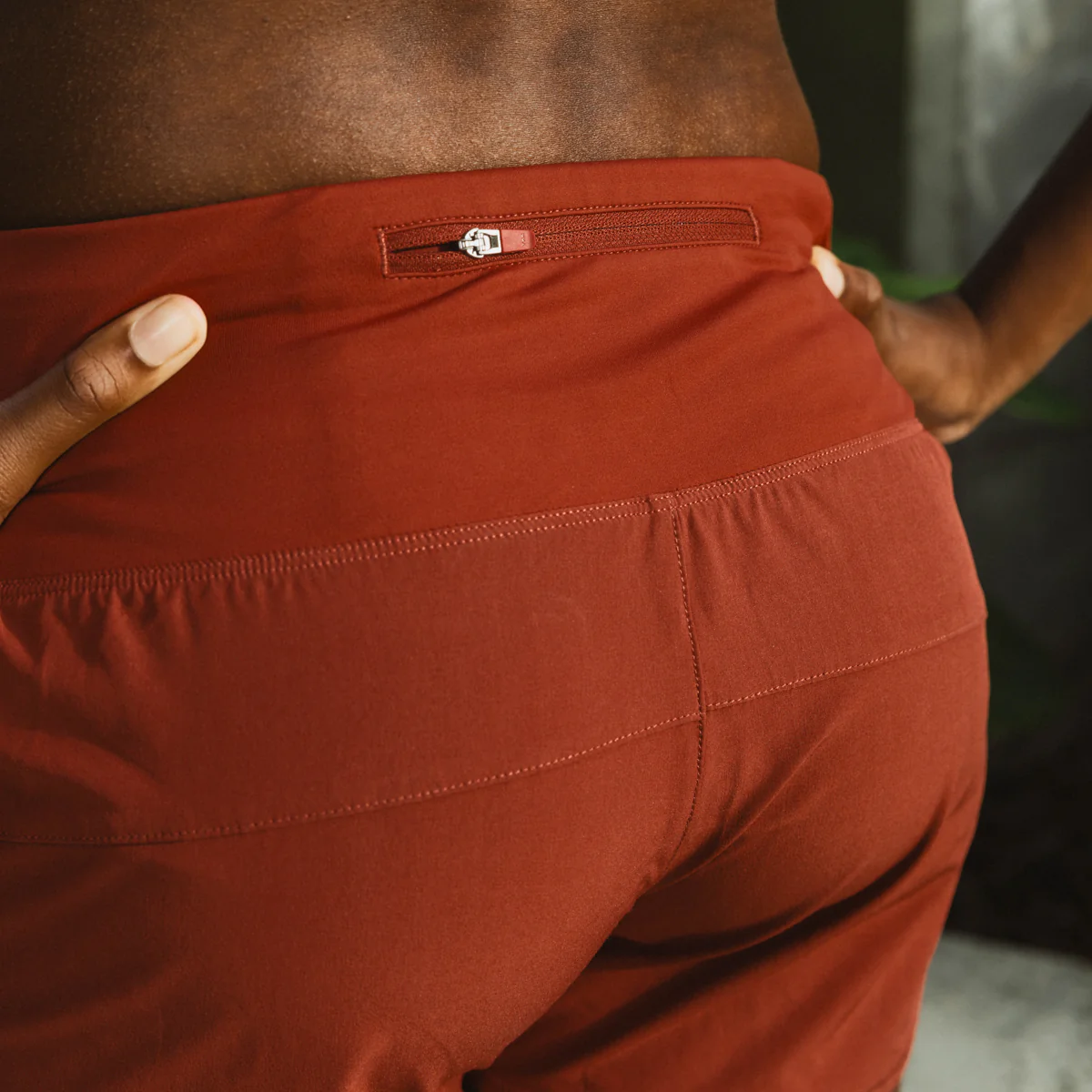 IMPI Running Shorts - Rust - Image 4