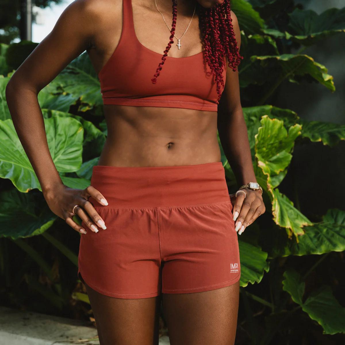 IMPI Running Shorts - Rust - Image 8
