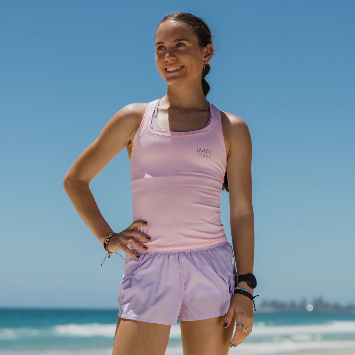 IMPI Seamless Running Singlet - Pink Sorbet